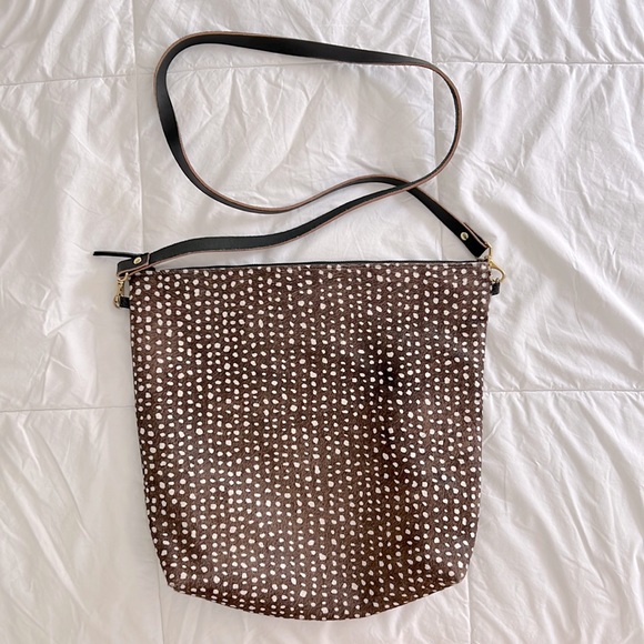 Primecut Dots Cowhide Hobo Bag - Picture 3 of 11